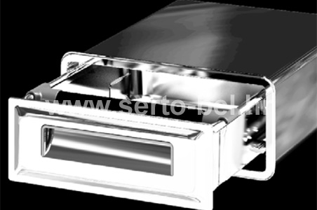 Stainless steel (inox) doors and drawers - AP272